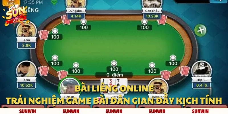 Bài liêng online: Trải nghiệm game bài dân gian đầy kịch tính